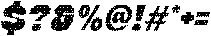 Fulcher Disco Italic otf (400) Font OTHER CHARS