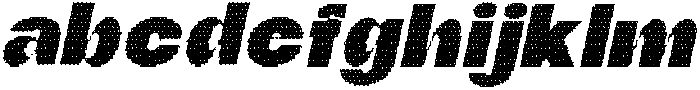 Fulcher Disco Italic otf (400) Font LOWERCASE
