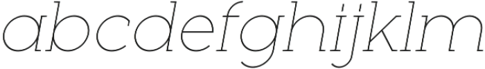 Full Slab LC 90 Bold Italic otf (700) Font LOWERCASE