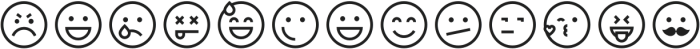Full Tools Emoji Round Line otf (400) Font LOWERCASE