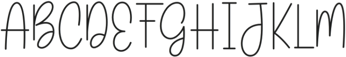 Fully Regular otf (400) Font UPPERCASE