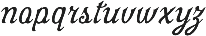 Fullyra Italic otf (400) Font LOWERCASE