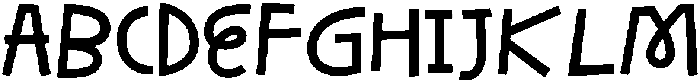 Fumel Regular otf (400) Font UPPERCASE