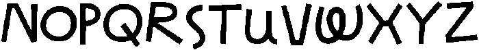 Fumel Regular otf (400) Font UPPERCASE