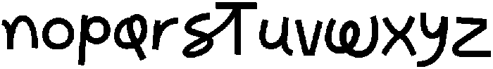 Fumel Regular otf (400) Font LOWERCASE