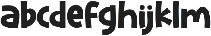 FunCityLife-Regular otf (400) Font LOWERCASE