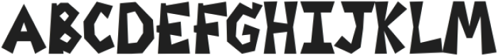FunFest Regular otf (400) Font UPPERCASE
