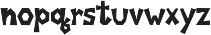 FunFest Regular otf (400) Font LOWERCASE