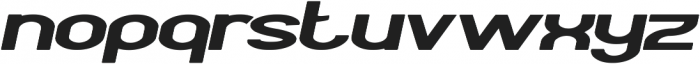Funatic Bold Italic otf (700) Font LOWERCASE