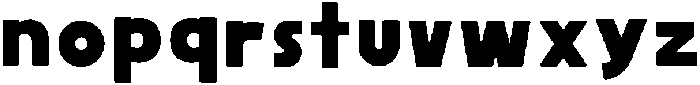 Funcoland Regular ttf (400) Font LOWERCASE