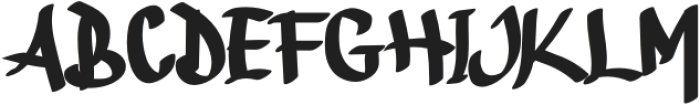 Funeral Daggers otf (400) Font UPPERCASE