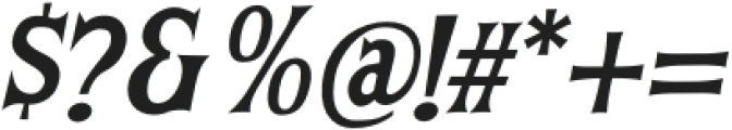 Funfare Italic otf (400) Font OTHER CHARS