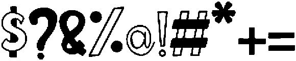 Funflare Style Style otf (400) Font OTHER CHARS