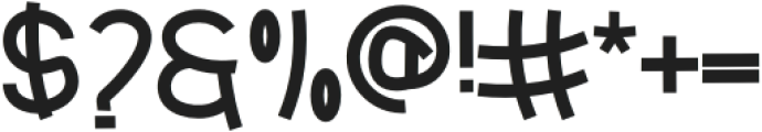 Funfluks Regular otf (400) Font OTHER CHARS
