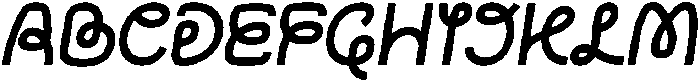 Funhome Oblique otf (400) Font UPPERCASE