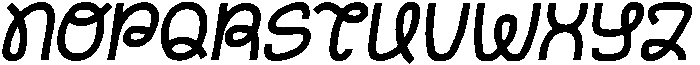 Funhome Oblique otf (400) Font UPPERCASE