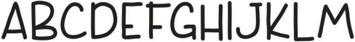 Funicula Regular otf (400) Font UPPERCASE