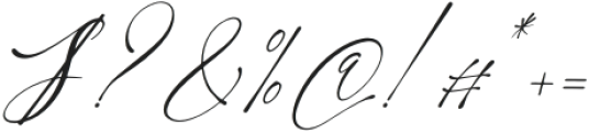 Funittey Italic otf (400) Font OTHER CHARS