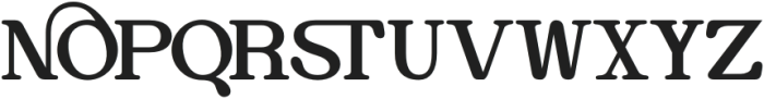 Funjoy Regular otf (400) Font UPPERCASE