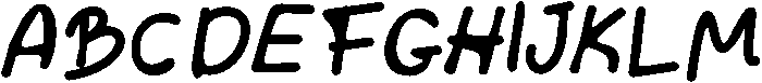 Funkadot Bold otf (700) Font UPPERCASE
