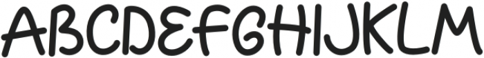 Funkids Regular otf (400) Font UPPERCASE