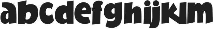 Funks Bosko Regular otf (400) Font LOWERCASE