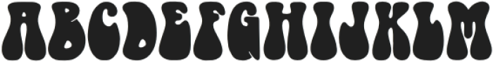 Funky Bite Regular otf (400) Font UPPERCASE