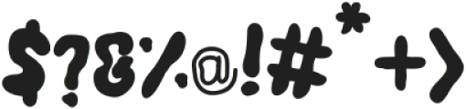 Funky Drip otf (400) Font OTHER CHARS
