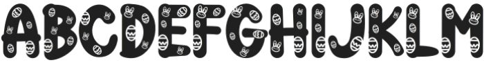 Funky Easter Regular otf (400) Font LOWERCASE