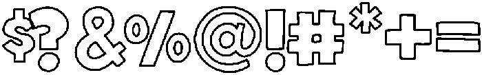 Funky Flick Medium otf (500) Font OTHER CHARS