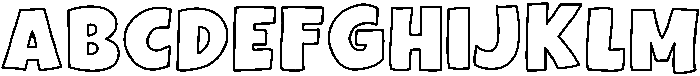 Funky Flick Medium otf (500) Font UPPERCASE