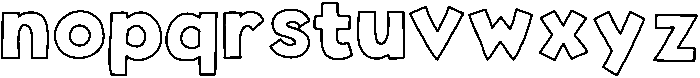 Funky Flick Medium otf (500) Font LOWERCASE