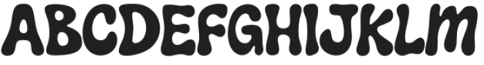 Funky Groove Regular otf (400) Font UPPERCASE