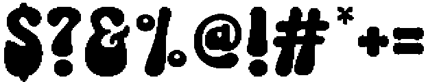 Funky Groovy Regular otf (400) Font OTHER CHARS