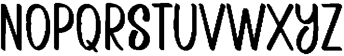 Funky Holiday Regular otf (400) Font LOWERCASE