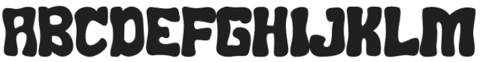 Funky Hurland Regular otf (400) Font UPPERCASE