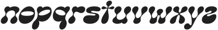 Funky Motion Italic otf (400) Font LOWERCASE