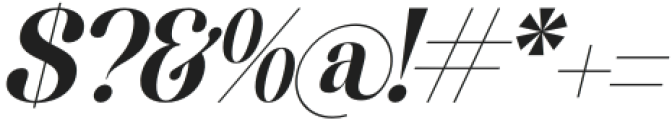 Funky Nights Vintage Italic otf (400) Font OTHER CHARS