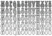 Funky Polka Stacked otf (400) Font LOWERCASE