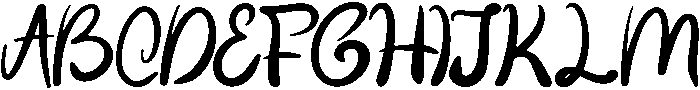 Funky Snow ttf (400) Font UPPERCASE