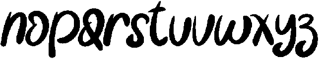 Funky Snow ttf (400) Font LOWERCASE