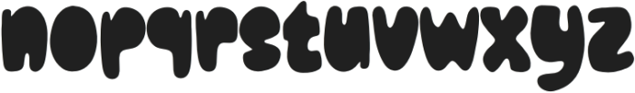 Funky Things Regular otf (100) Font LOWERCASE