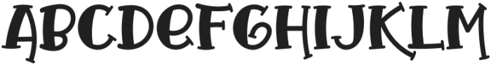 Funky Tiger Regular otf (400) Font UPPERCASE