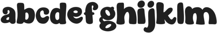 Funky Town otf (400) Font LOWERCASE