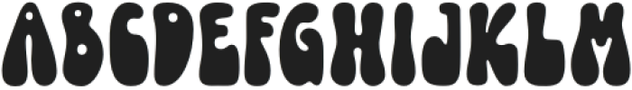 Funky Yard Solid otf (400) Font UPPERCASE
