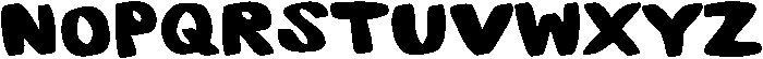 FunkyCHUNKYsans Regular otf (400) Font UPPERCASE