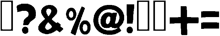 Funny Cartoon Regular otf (400) Font OTHER CHARS