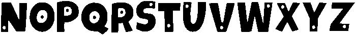 Funny Cartoon Regular otf (400) Font UPPERCASE