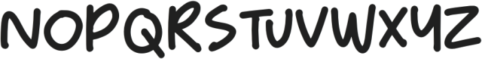 Funny Days otf (400) Font UPPERCASE
