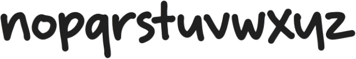 Funny Days otf (400) Font LOWERCASE